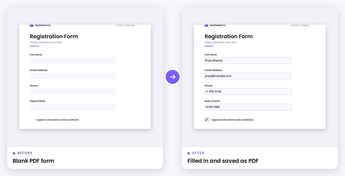 Fill Out PDF Forms Online – Free, No Sign-Up